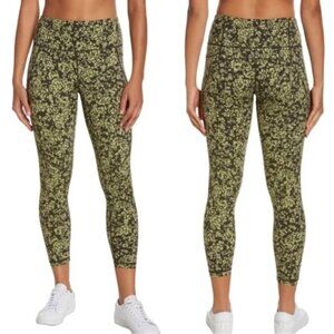 Sweaty Betty Power 7/8 Green Undercover Floral Leggings Size XL